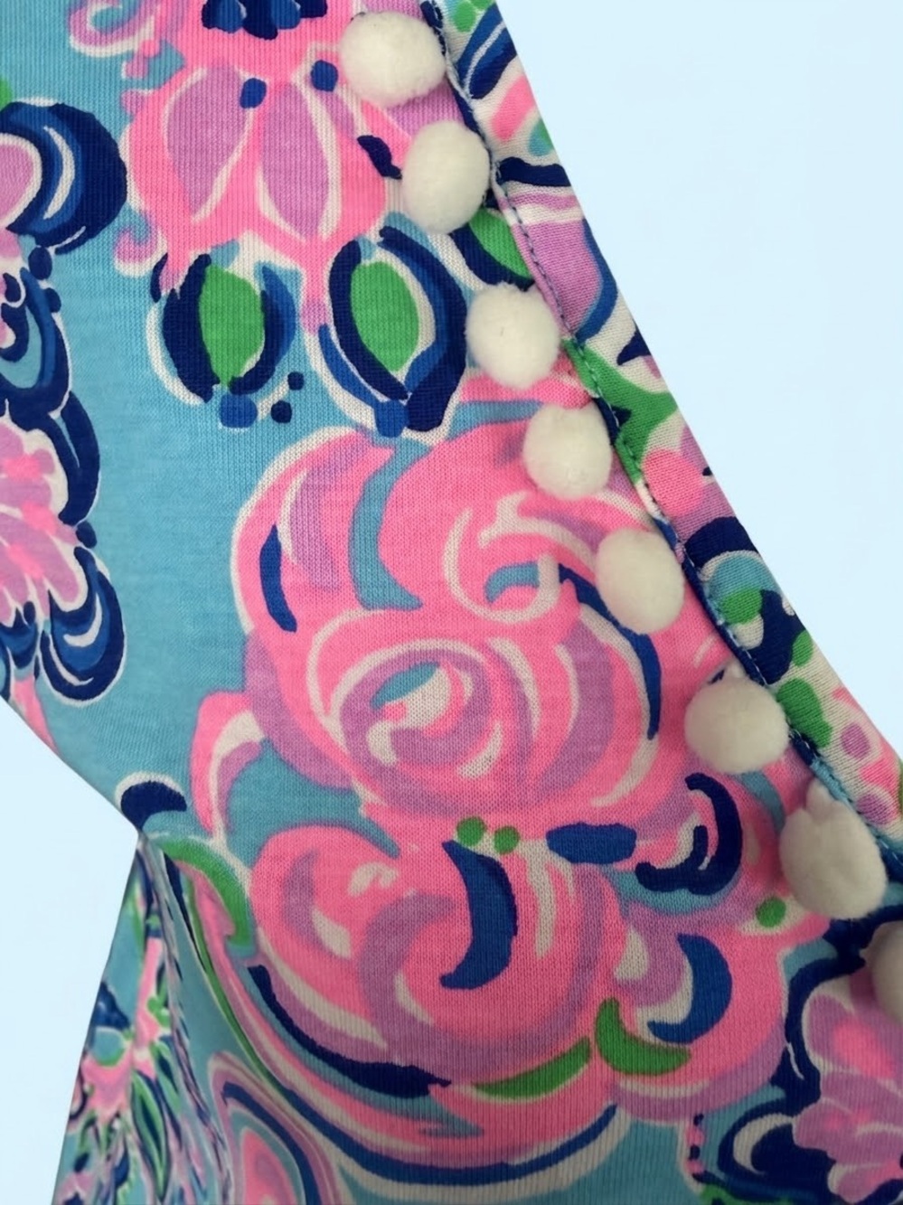 LILLY PULITZER Etta Dress in Blue Horizon Jungle Sunrise size medium - Picture 5 of 9